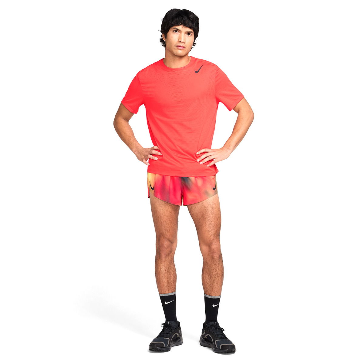 Dri-Fit ADV AeroSwift Erkek Kırmızı Koşu T-Shirt HJ3377-696