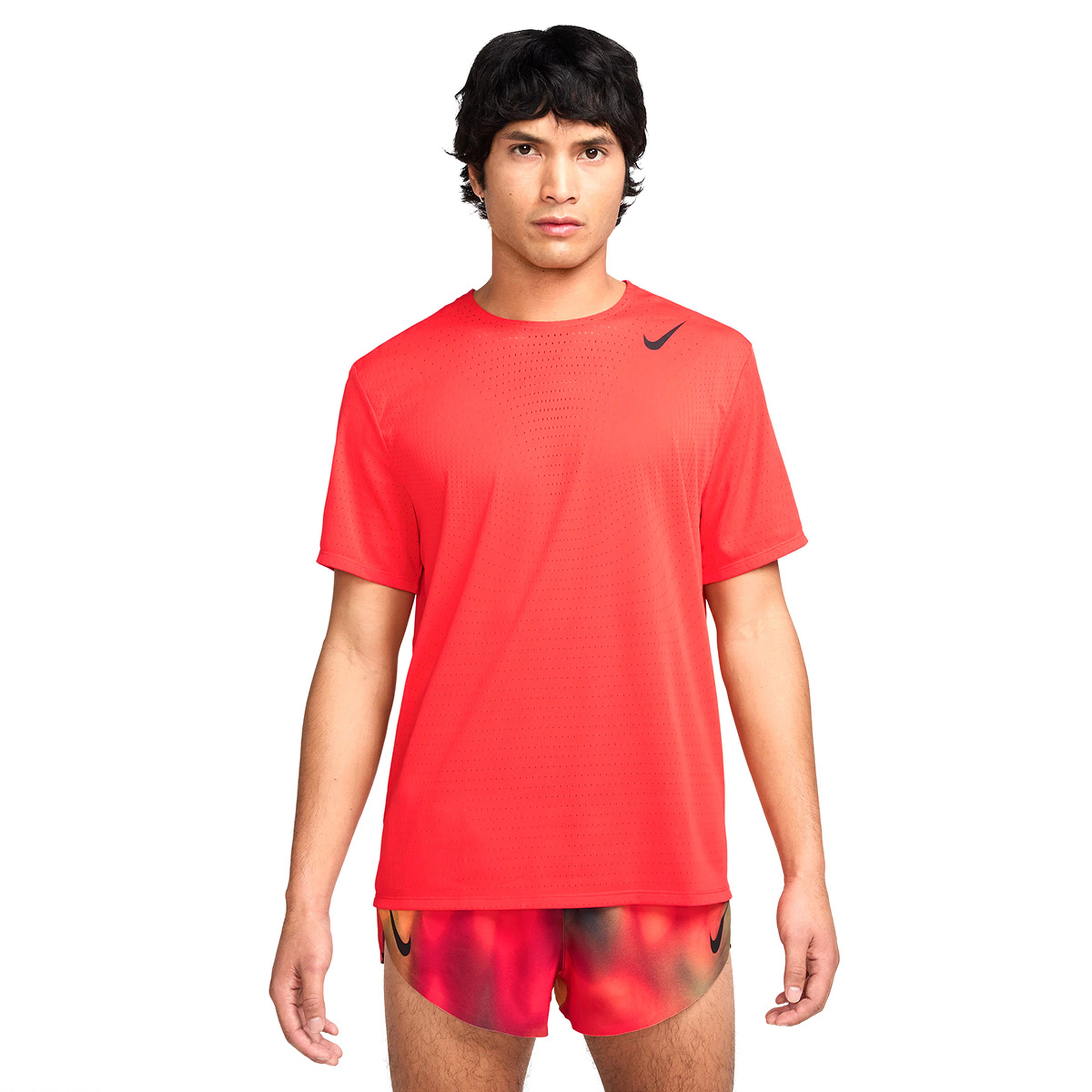 Dri-Fit ADV AeroSwift Erkek Kırmızı Koşu T-Shirt HJ3377-696