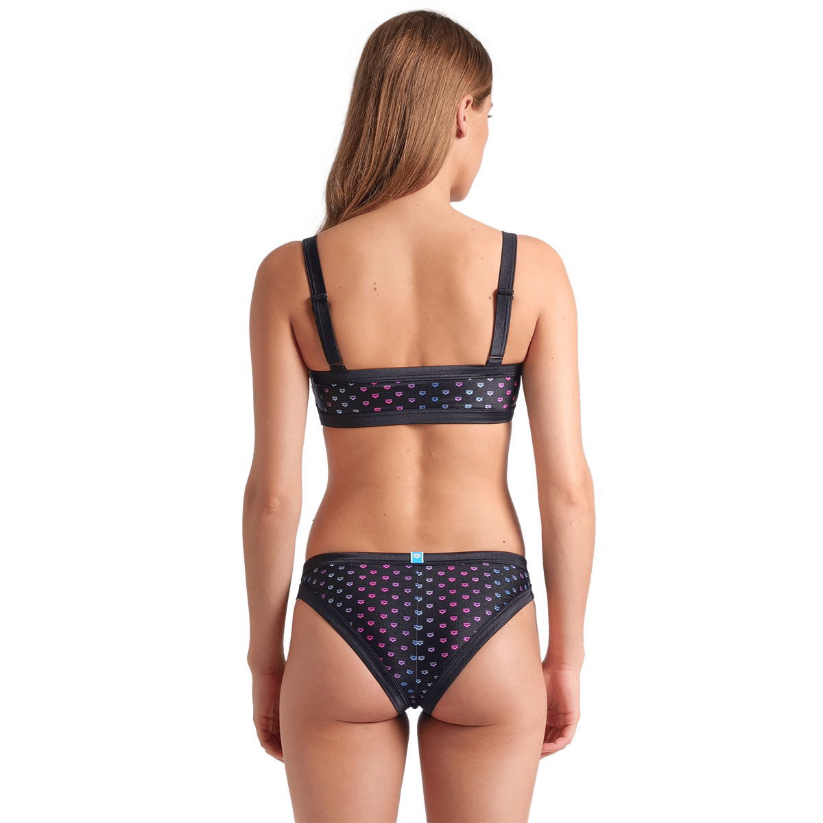 Rainbow Monogram Kadın Siyah Yüzücü Bikini 007078515