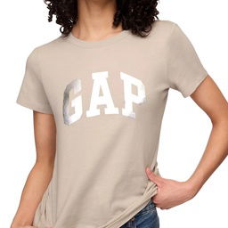 V-Ss Logo Classic Kadın Mavi Günlük Stil T-Shirt 729555009