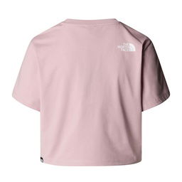 Simple Dome Cropped Kadın Pembe Outdoor T-Shirt NF0A87U40SO1