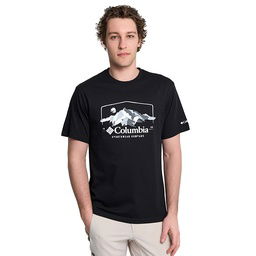 Brush With Nature Erkek Siyah Outdoor T-Shirt CS0411-010