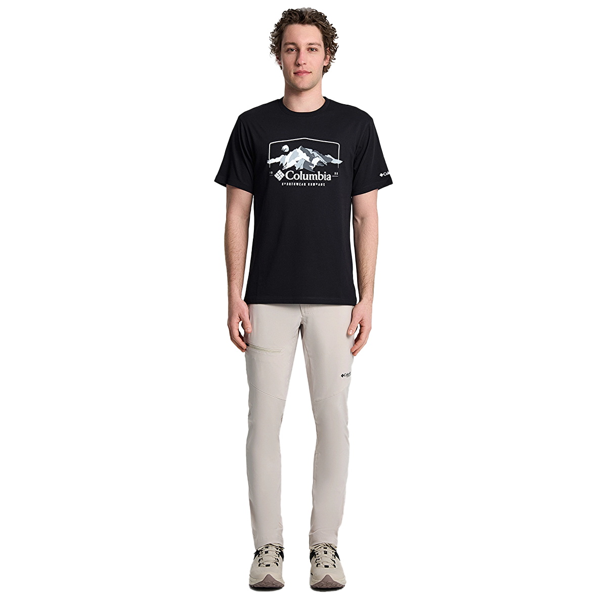 Brush With Nature Erkek Siyah Outdoor T-Shirt CS0411-010