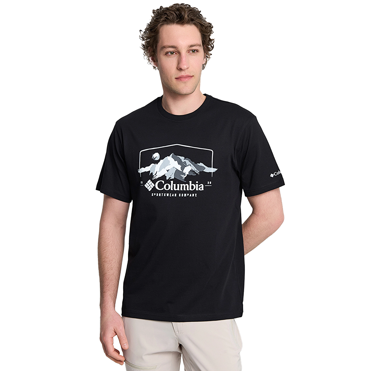 Brush With Nature Erkek Siyah Outdoor T-Shirt CS0411-010