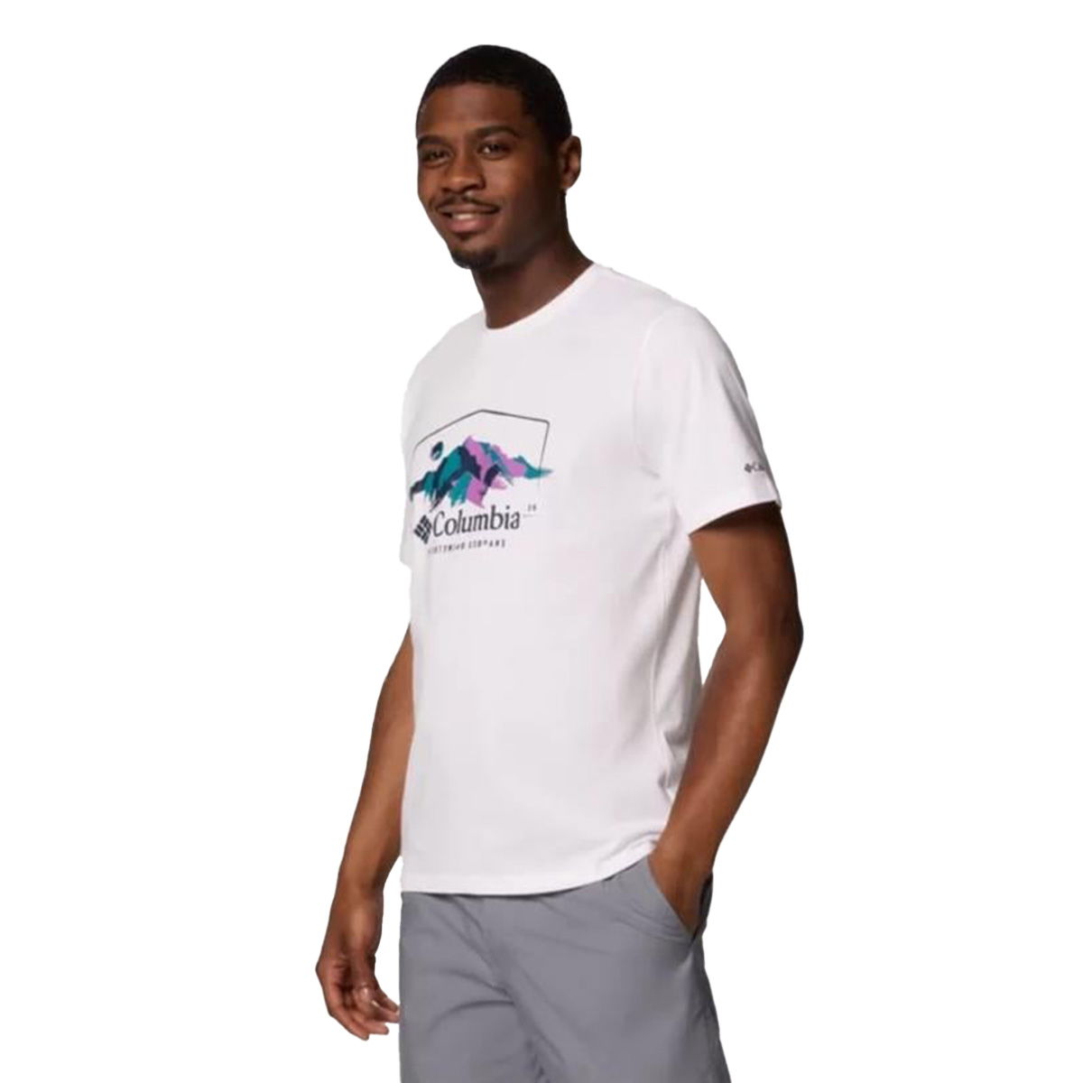 Brush With Nature Erkek Beyaz Outdoor T-Shirt CS0411-100