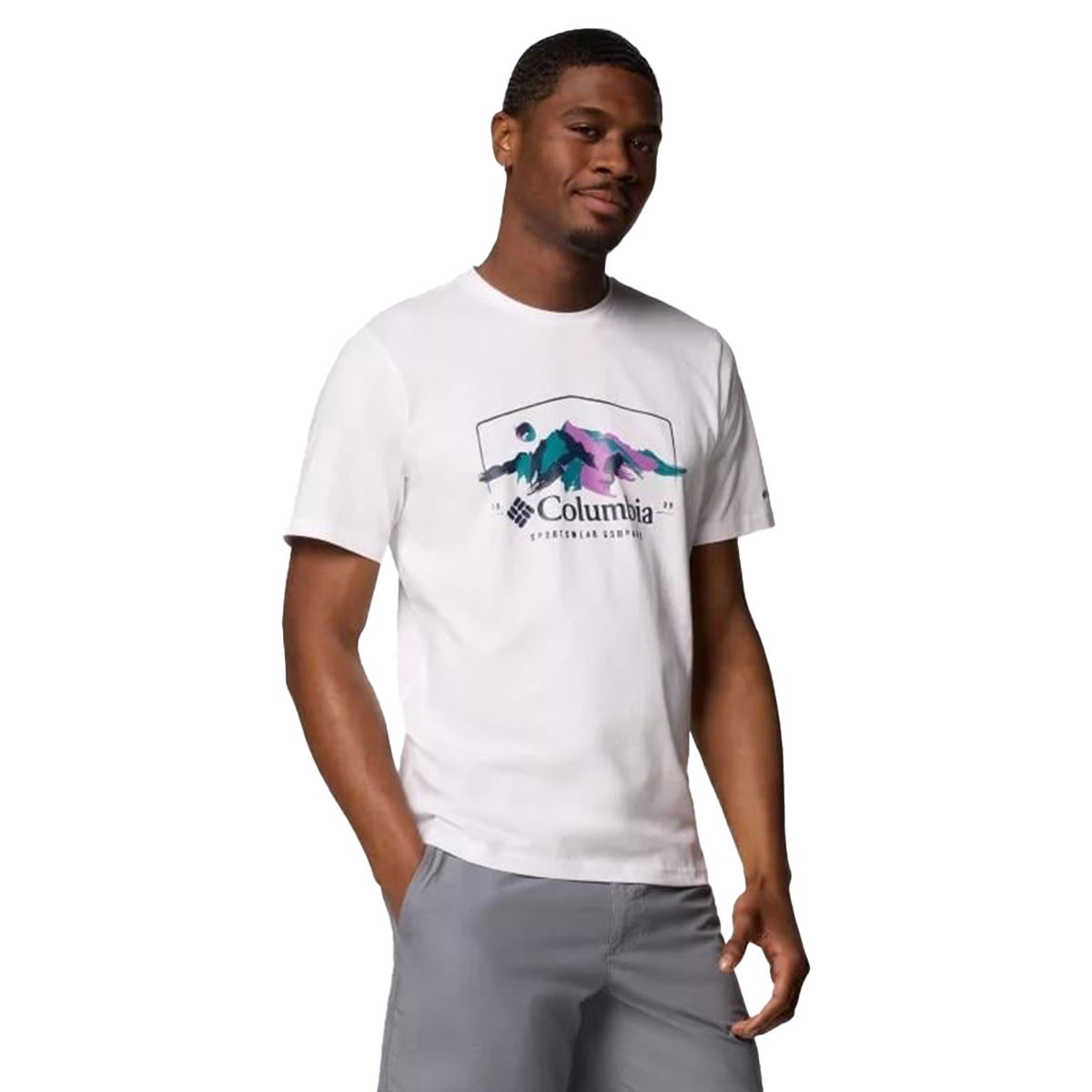 Brush With Nature Erkek Beyaz Outdoor T-Shirt CS0411-100