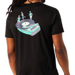 Graphics Erkek Siyah Koşu T-Shirt 52656401