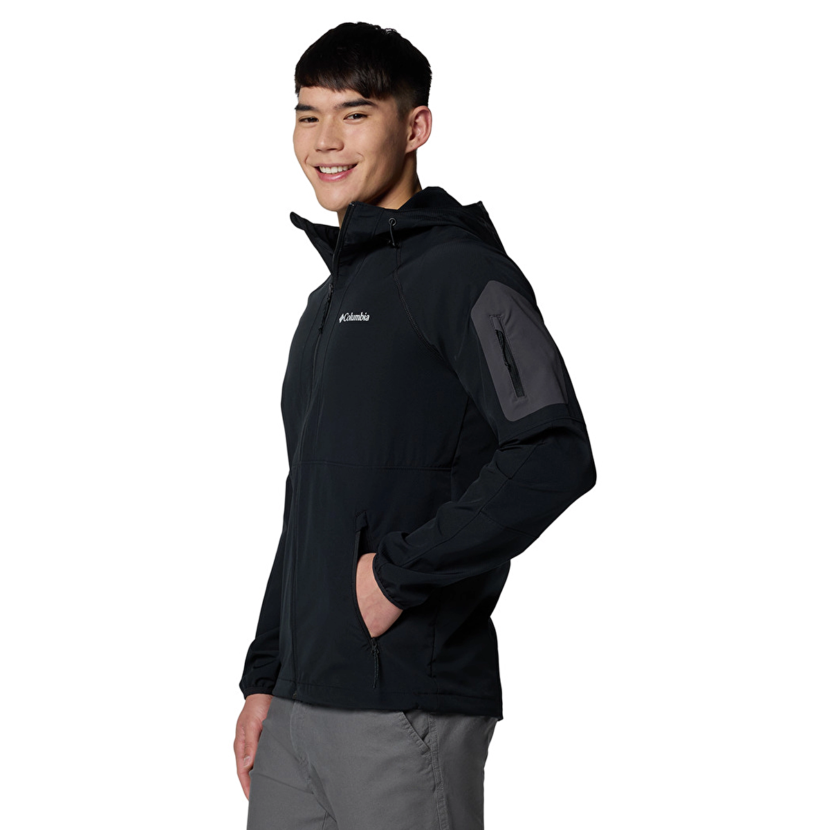 Tall Heights II Hooded Softshell Erkek Siyah Outdoor Mont WO9423-010