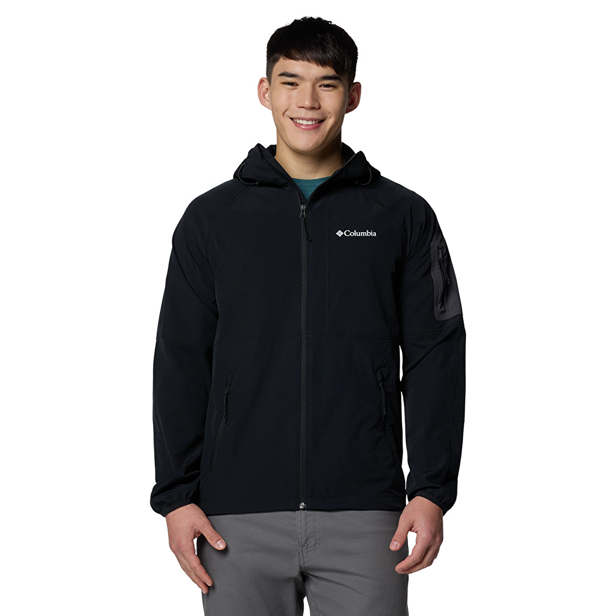 Tall Heights II Hooded Softshell Erkek Siyah Outdoor Mont WO9423-010