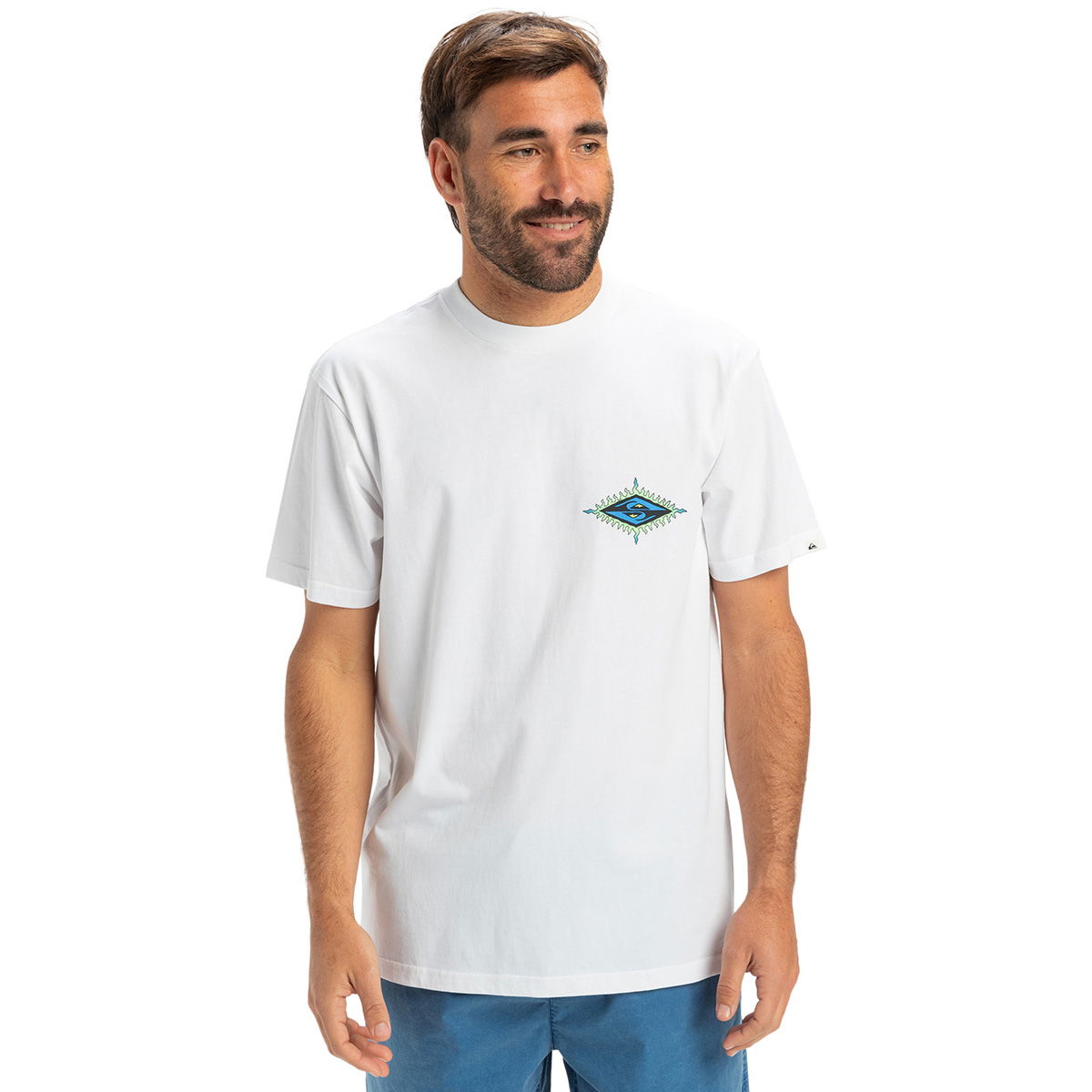 Ev Beach Blast Erkek Beyaz Günlük Stil T-Shirt EQYZT08046-908