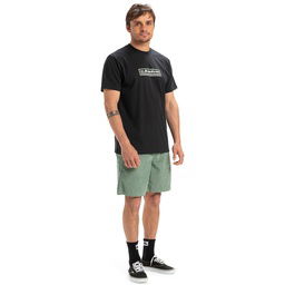 Ev Sun Dagger Erkek Siyah Günlük Stil T-Shirt EQYZT08043-KVJ0