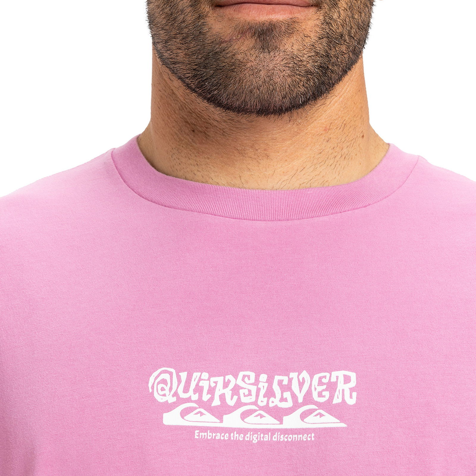 Hw Tree Connection Erkek Pembe Günlük Stil T-Shirt EQYZT08034-PMP0