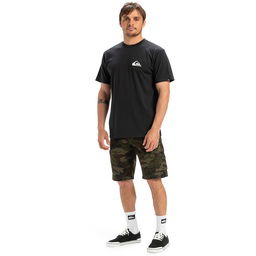 Ev Mini Logo Erkek Siyah Günlük Stil T-Shirt EQYZT08042-KVJ0
