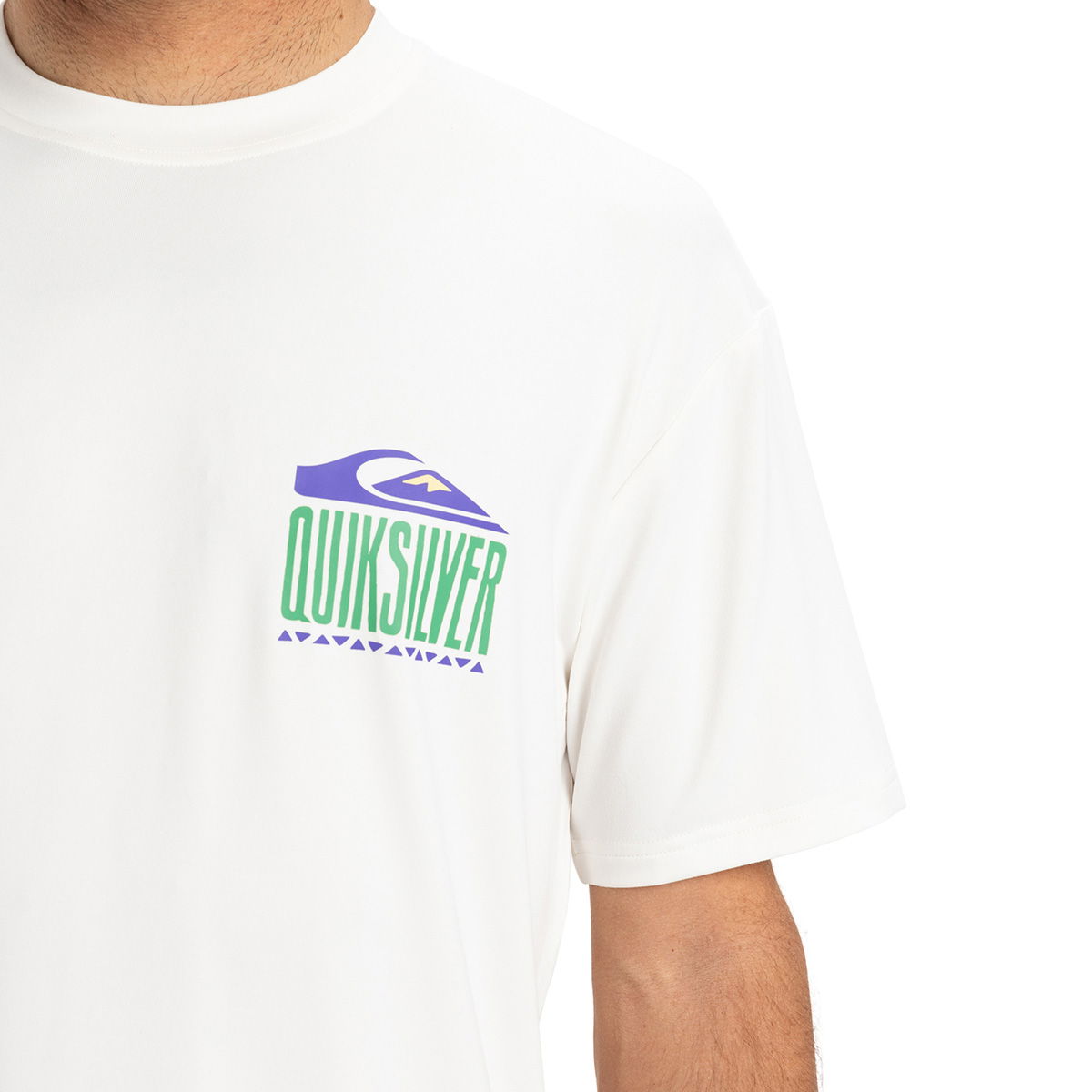 Everyday Surf Erkek Beyaz Güneş Korumalı T-Shirt AQYWR03135-WBK0
