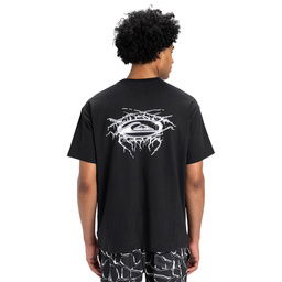 Mercury Chrome Lightning Erkek Siyah Günlük Stil T-Shirt EQYZT08016-KVJ0