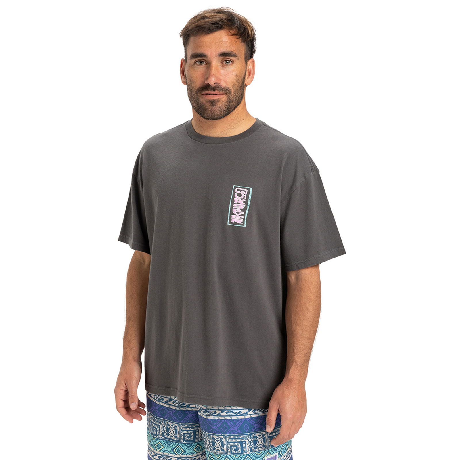 Gh Qs Sunrise Bowl Erkek Gri Günlük Stil T-Shirt EQYZT08022-KRP0