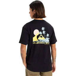 Palm Lines Ss Erkek Siyah Günlük Stil T-Shirt EQYZT08057-KVJ0
