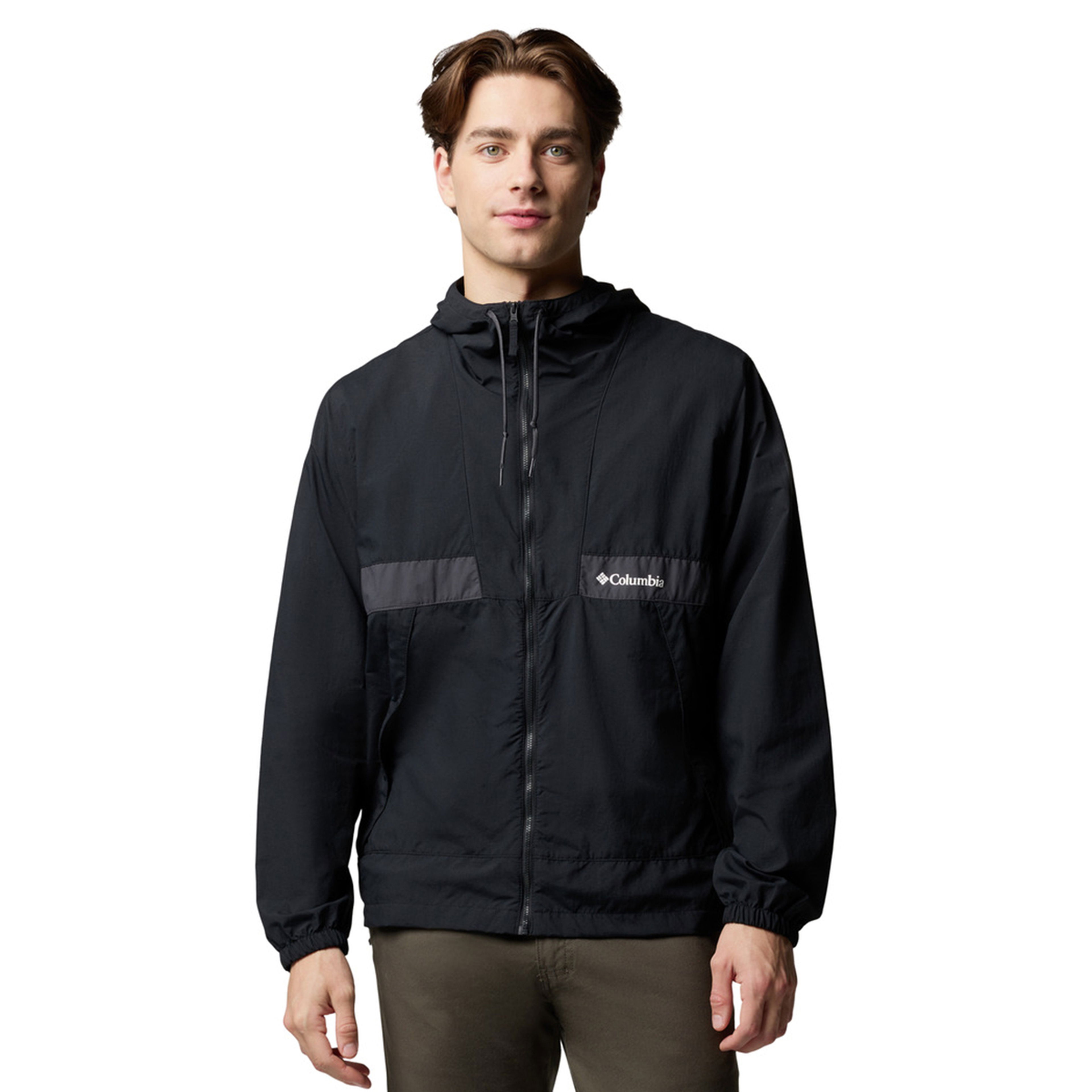 Spire Valley Erkek Siyah Outdoor Rüzgarlık WM7321-010
