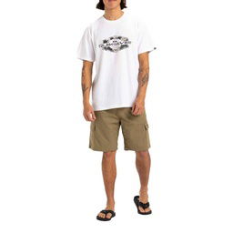 Locked Up Erkek Beyaz Günlük Stil T-Shirt EQYZT08063-908