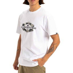 Locked Up Erkek Beyaz Günlük Stil T-Shirt EQYZT08063-908