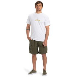 Ev Disconnect Effects Erkek Beyaz Günlük Stil T-Shirt EQYZT08049-908