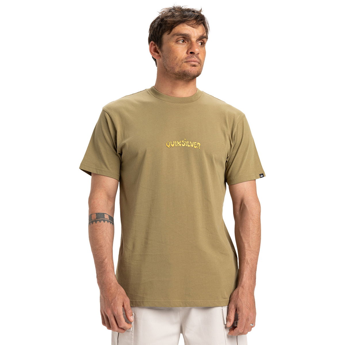 Ev Disconnect Effects Erkek Yeşil Günlük Stil T-Shirt EQYZT08049-26114