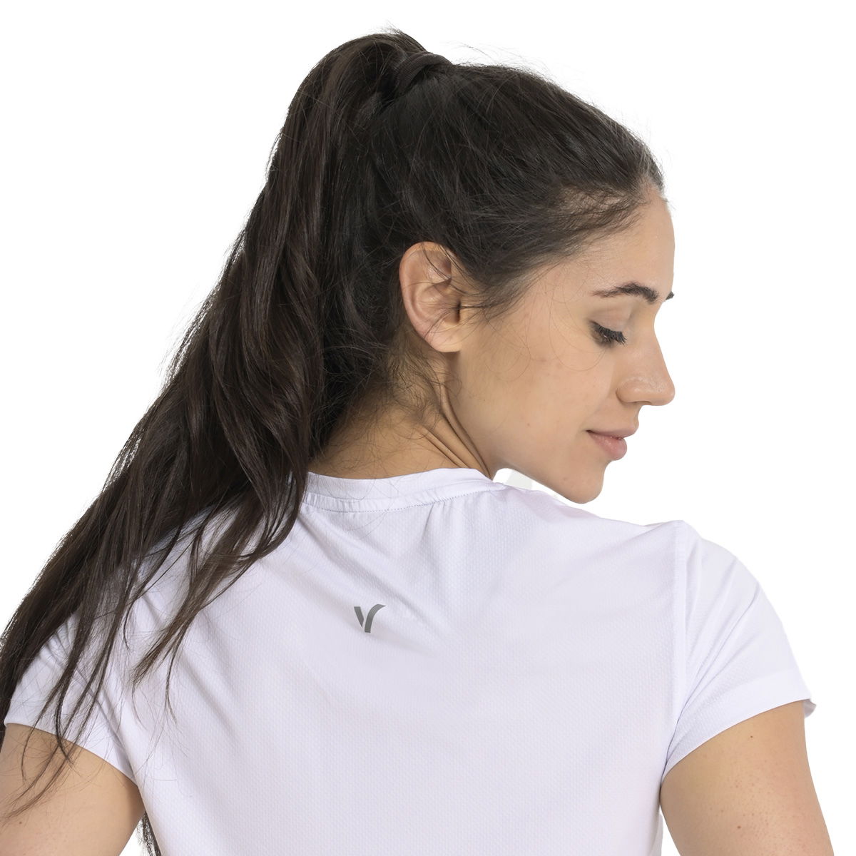 Ome Kadın Beyaz Koşu T-Shirt 25YK001-BYZ