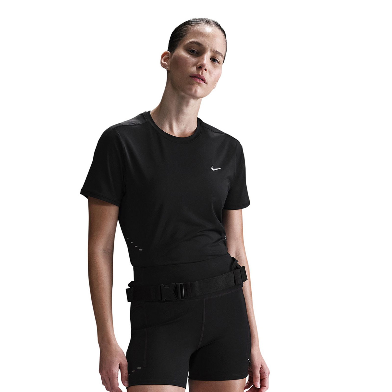 Swift Dri-Fit Kadın Siyah Koşu T-Shirt HM9698-010