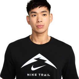 Dri-Fit Trail Erkek Siyah Koşu T-Shirt FQ3914-013