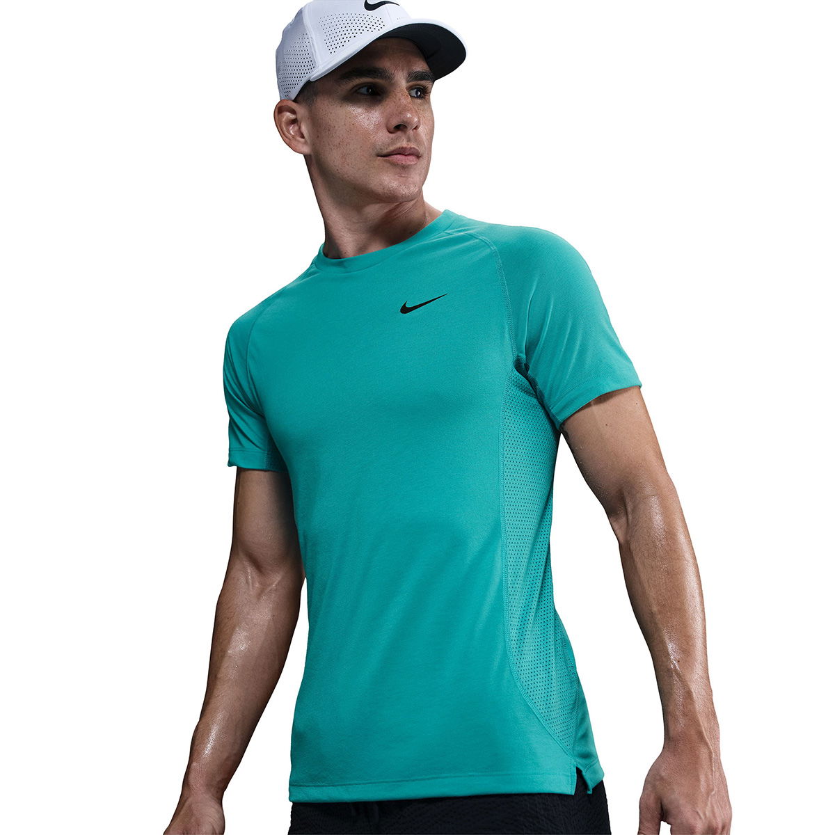 Dri-Fit Flex Rep Erkek Yeşil Antrenman T-Shirt FN2979-345