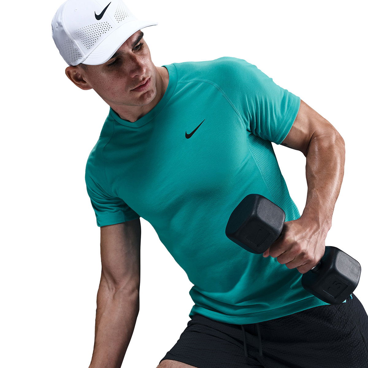 Dri-Fit Flex Rep Erkek Yeşil Antrenman T-Shirt FN2979-345