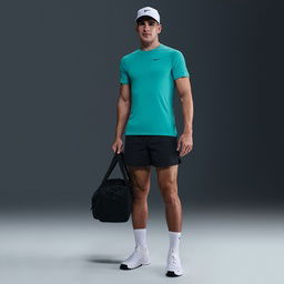 Dri-Fit Flex Rep Erkek Yeşil Antrenman T-Shirt FN2979-345