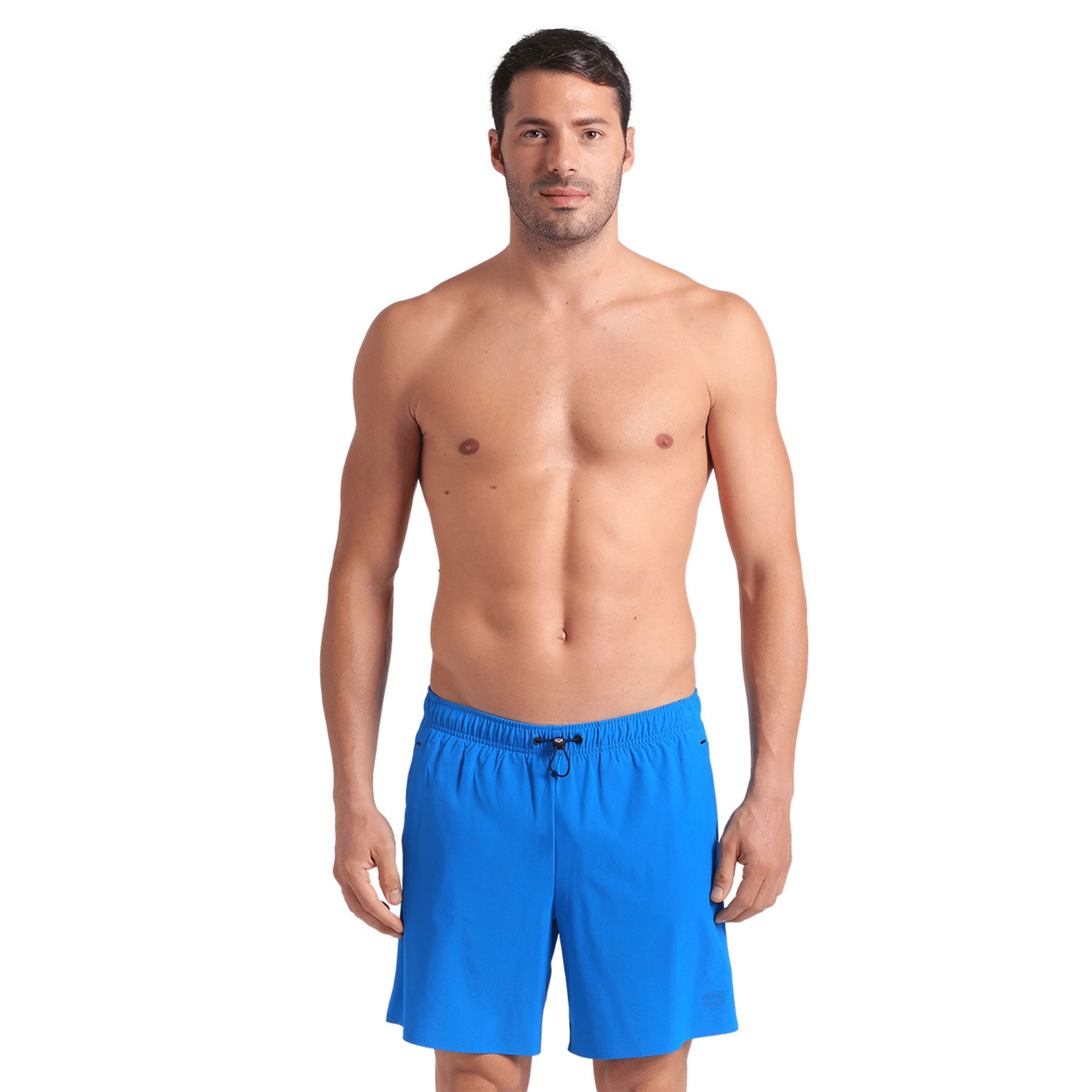 Evo Beach Boxer Solid Erkek Mavi Deniz Şortu 006060810