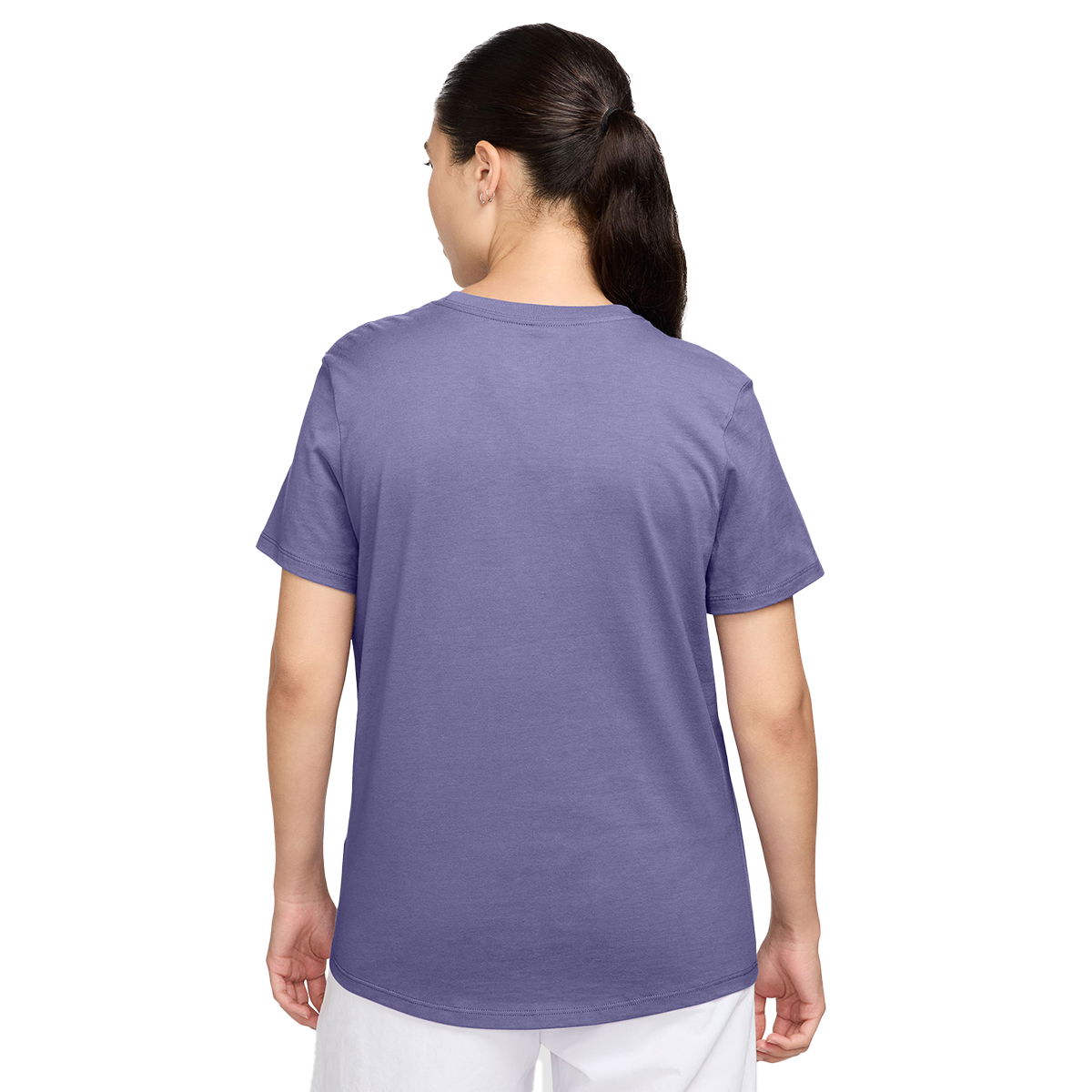 Club Kadın Mor Günlük Stil T-Shirt DX7906-527