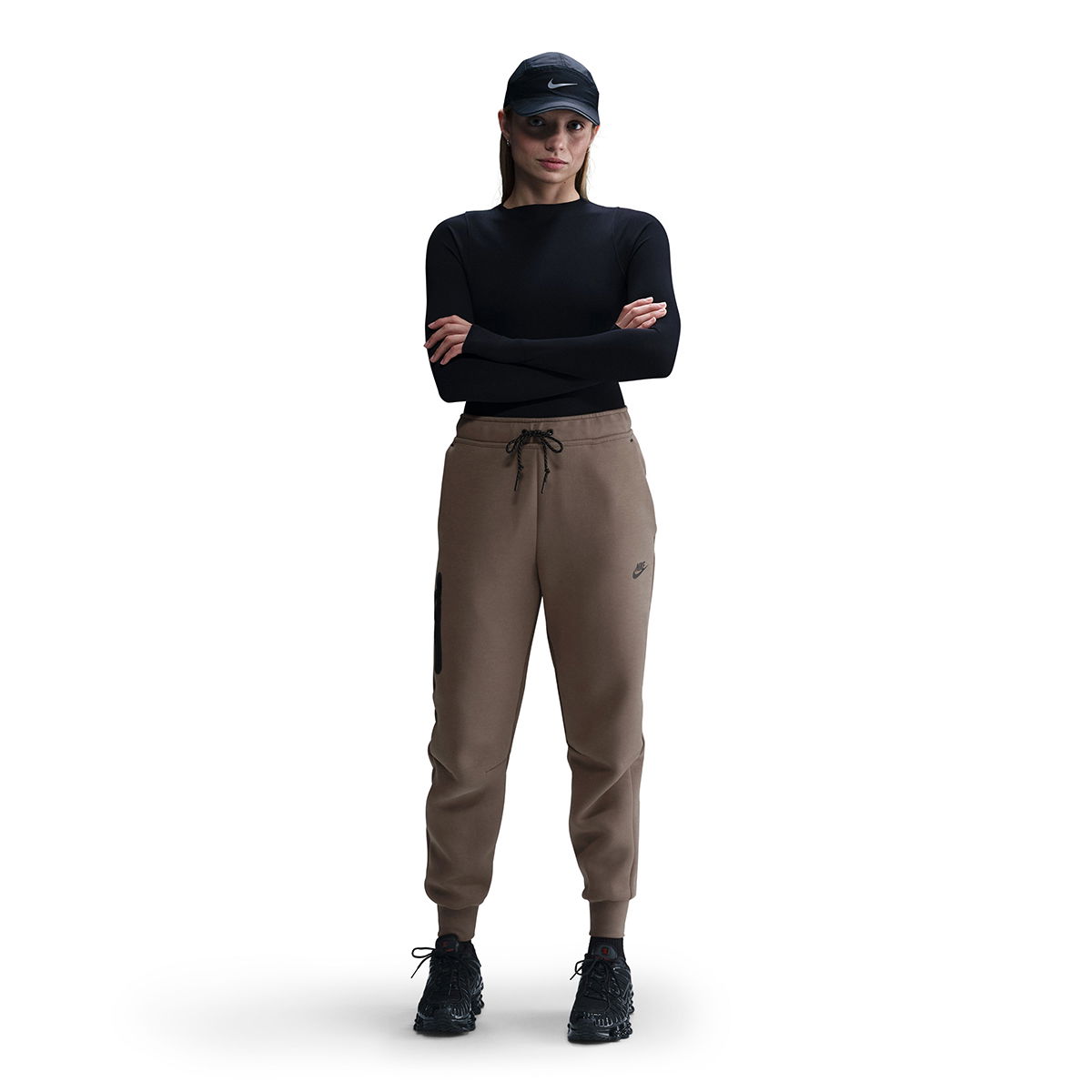 Sportswear Kadın Kahverengi Günlük Stil Eşofman Altı HV6779-233