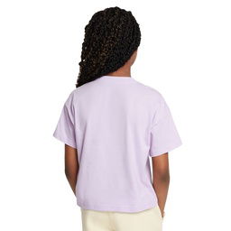 Sportswear Çocuk Mor Günlük Stil T-Shirt HM6303-537