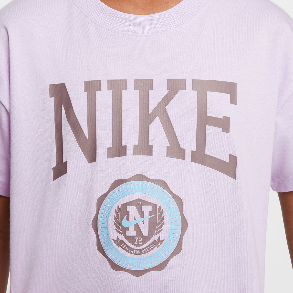 Sportswear Çocuk Mor Günlük Stil T-Shirt HM6303-537