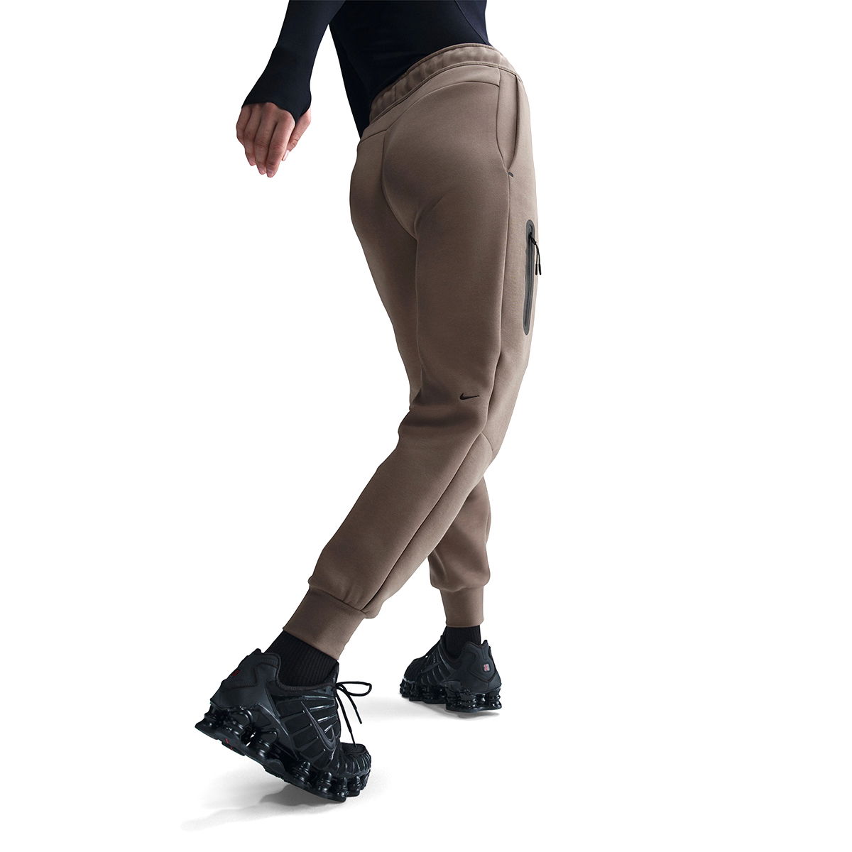 Sportswear Kadın Kahverengi Günlük Stil Eşofman Altı HV6779-233