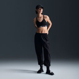 Indy Dri-Fit Kadın Siyah Antrenman Sporcu Sütyeni FD1065-011