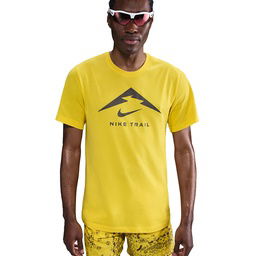 Dri-Fit Trail Erkek Sarı Koşu T-Shirt FQ3914-718