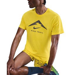 Dri-Fit Trail Erkek Sarı Koşu T-Shirt FQ3914-718