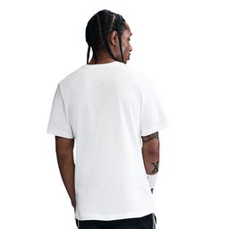 Photo Erkek Beyaz Basketbol T-Shirt HJ3452-100