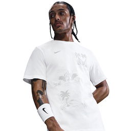 Photo Erkek Beyaz Basketbol T-Shirt HJ3452-100