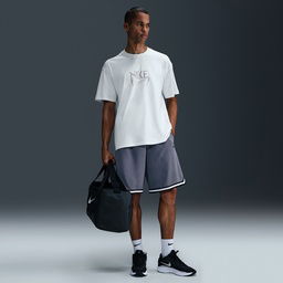 M90 Oc Verb Erkek Beyaz Basketbol T-Shirt HJ3431-121