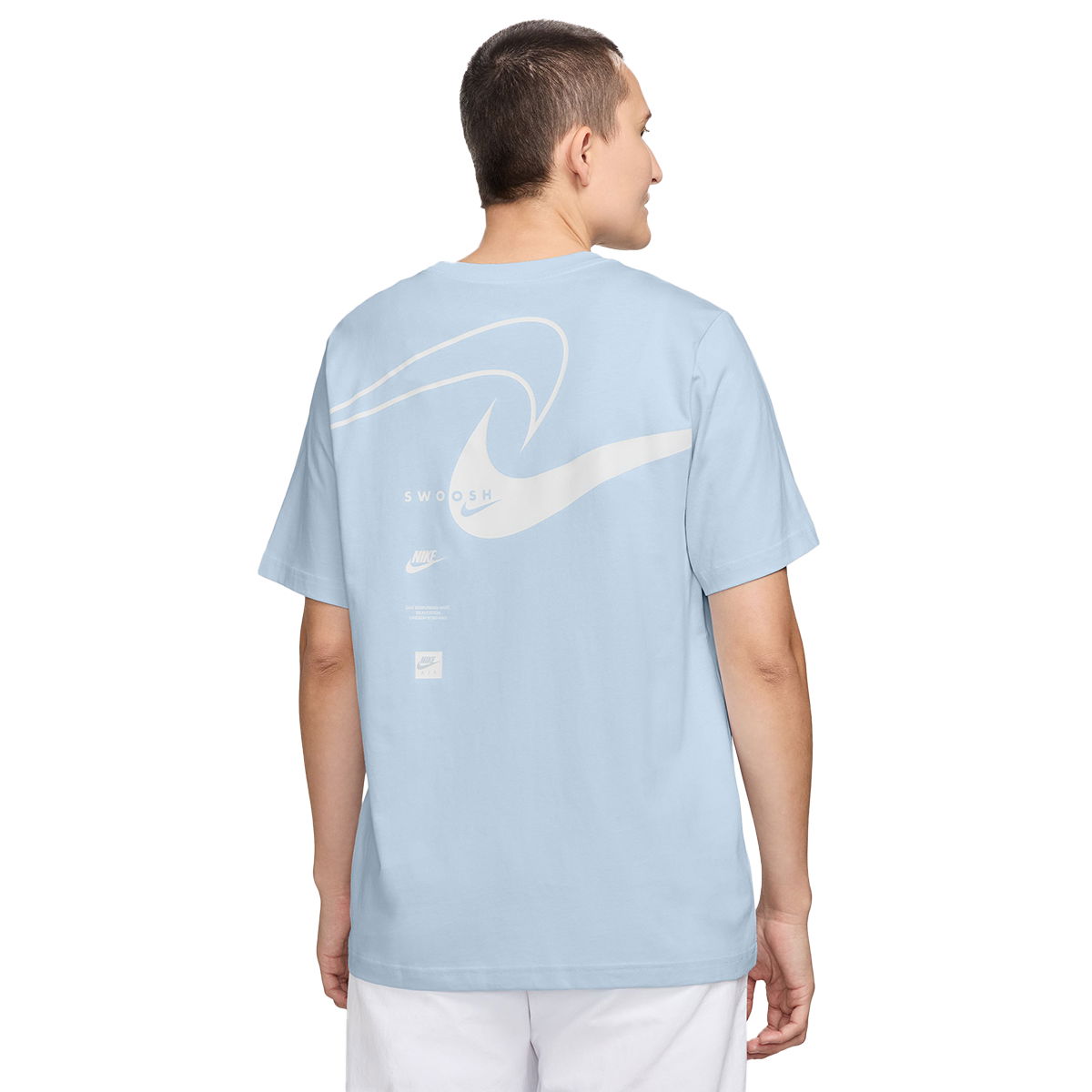Club Kadın Mavi Günlük Stil T-Shirt HQ1698-423