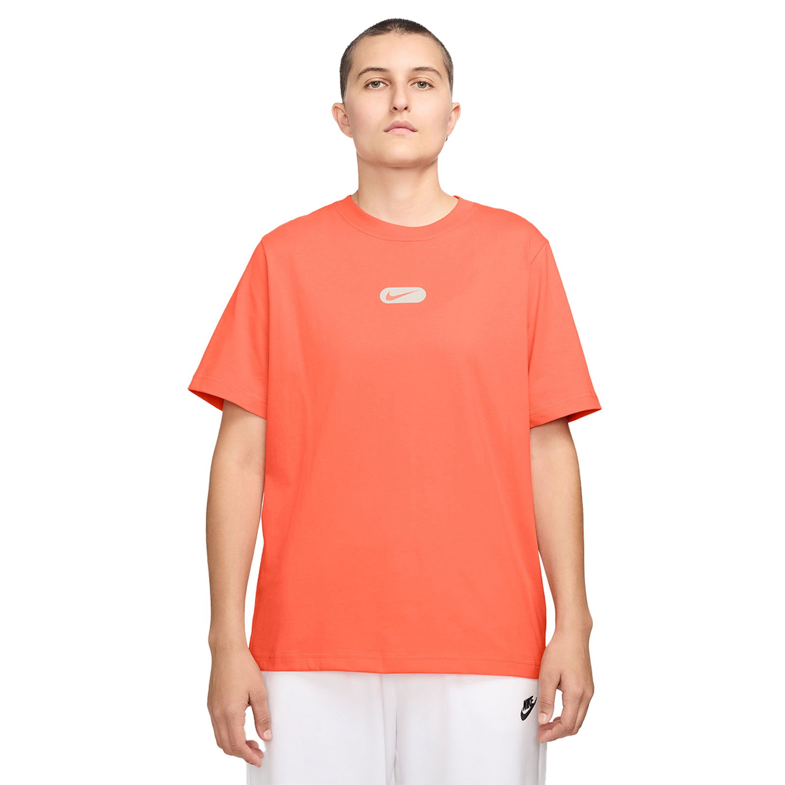 Club Kadın Turuncu Günlük Stil T-Shirt HQ1698-842