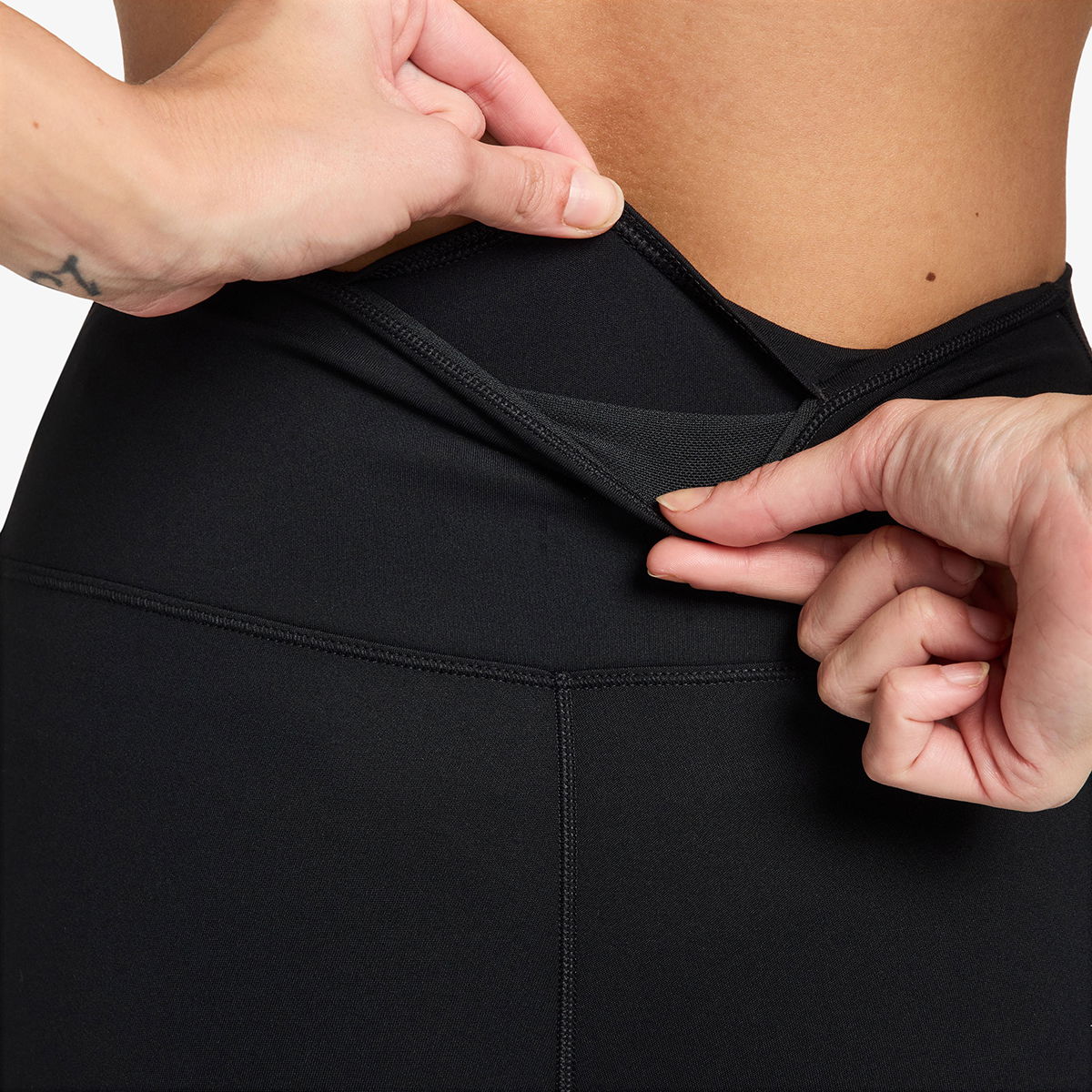 One Dri-Fit Kadın Siyah Antrenman Tayt IB9382-010