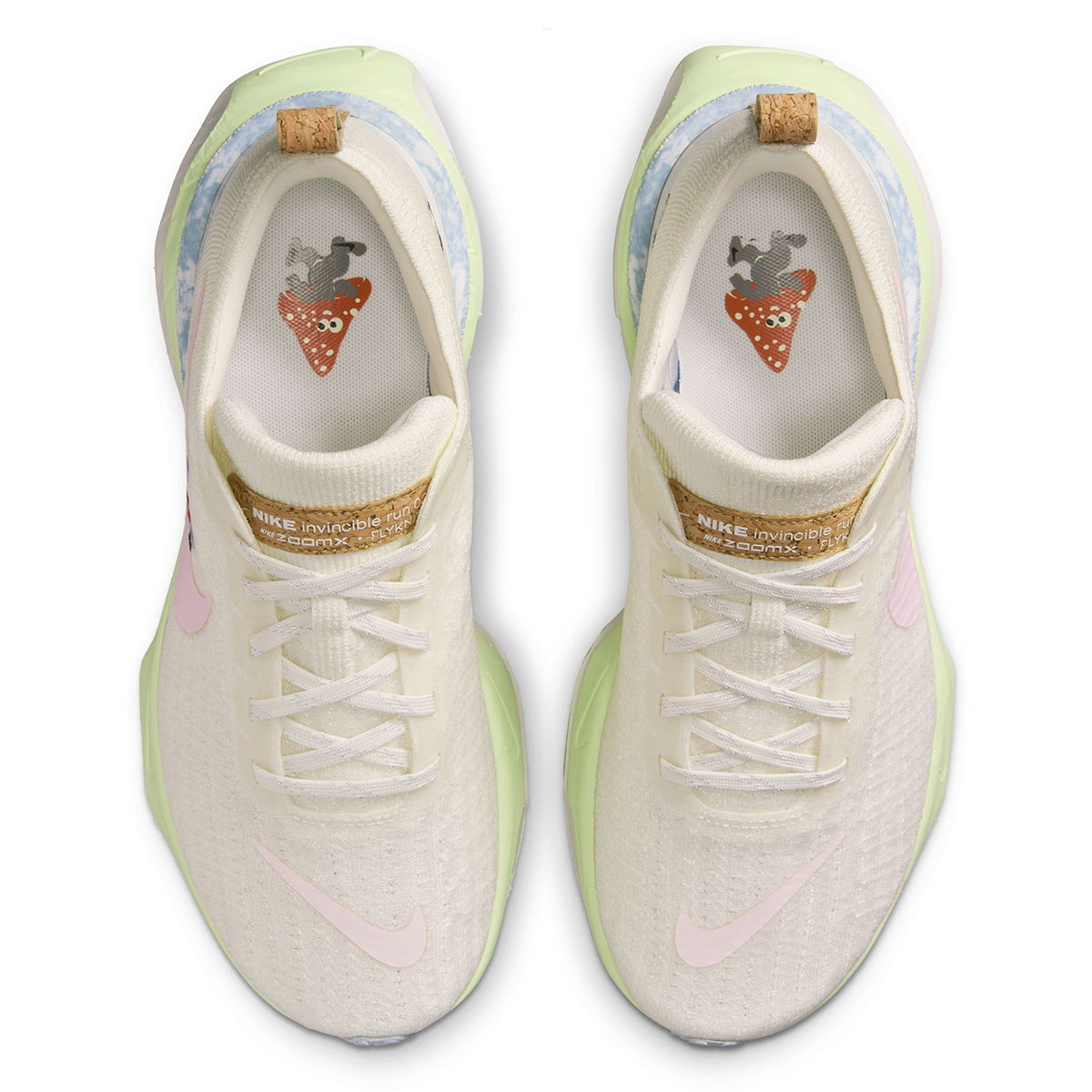 Zoomx Invincible Run Fk 3 Kadın Beyaz Koşu Ayakkabısı IB8883-161
