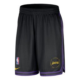 Los Angeles Lakers Erkek Siyah Basketbol Şort FQ3211-010