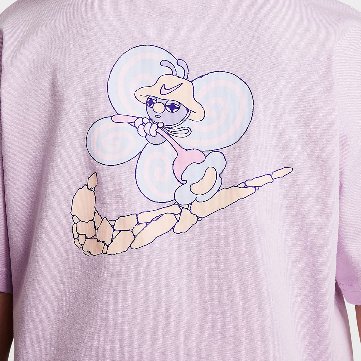 Sportswear Çocuk Mor Günlük Stil T-Shirt HQ2334-537